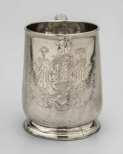 Cann Lucas Stoutenburgh (1691-1743) Engraving attributed to Joseph Massey (d.1736) Charleston, South Carolina 1719-1729 Silver HOA: 4 3/8” MESDA Purchase Fund (2033.2)